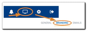 Screenshot: Portal Configuration, Branding section.