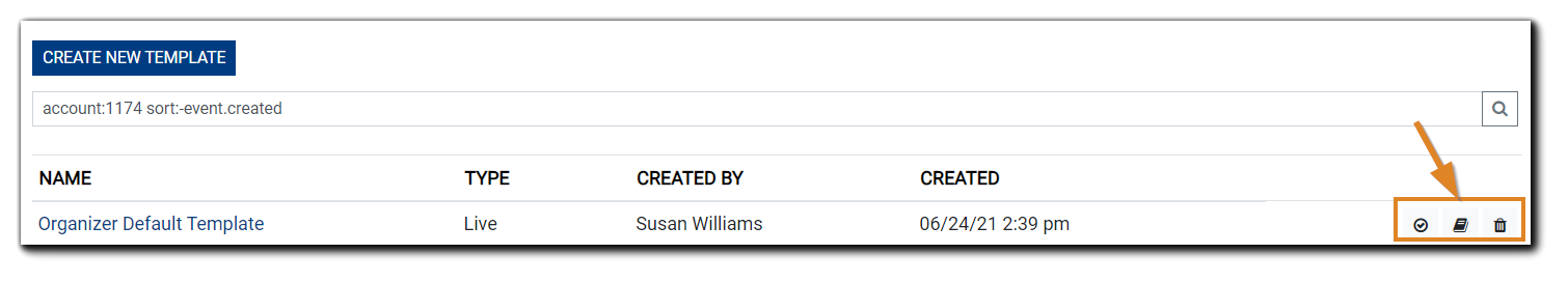 Screenshot: Convert to Portal Level Template selection.